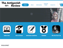 Tablet Screenshot of antigonishreview.com